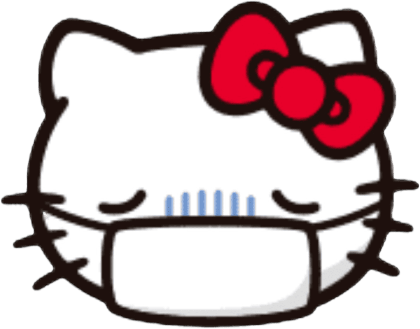 hellokitty_sick static emote