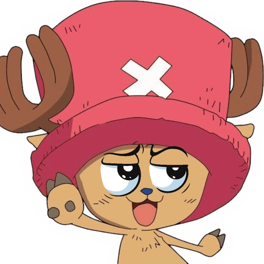 Chopper_SmirkStare emote