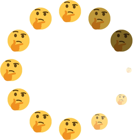 thinkloading emote