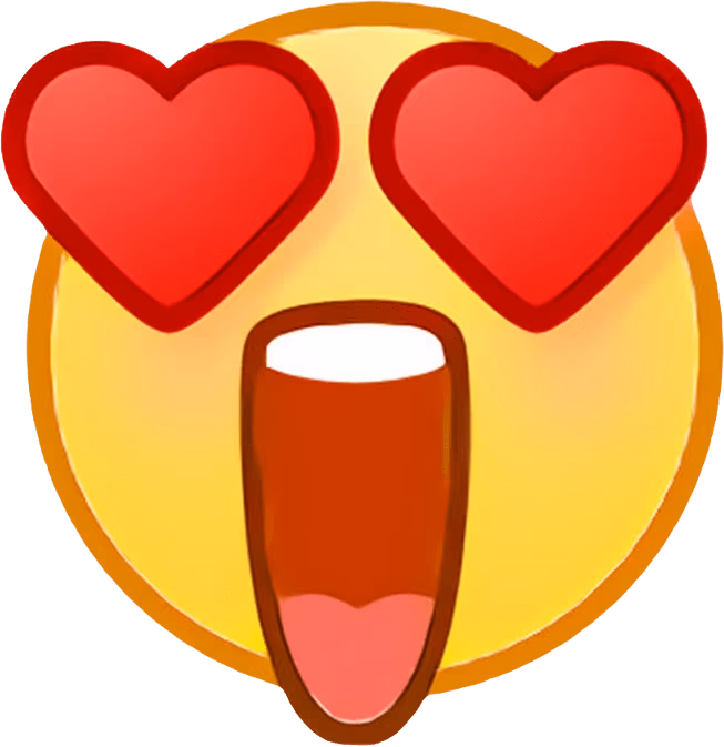 Hearteyes emote