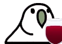 wineParrot emote