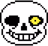 SansYellowEye emote
