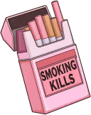 Pinkcigarettepack emote
