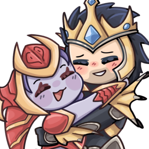 shyvana_jarvan_hug static emote