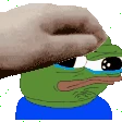 SadPepeCryPet emote
