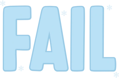 Winter_Fail sticker