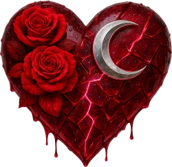 Red_goth_heart emote