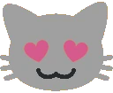 gray_kitty_in_love emoji