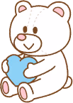 WhiteBearHeart emote