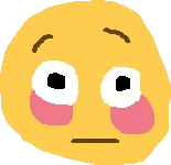 flushed emote