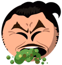 BoRaiChoThrowingUp emote
