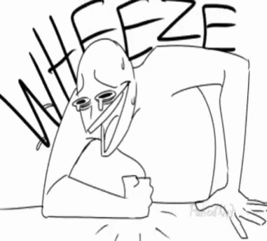 WHEEZE emote