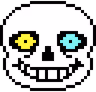 SansYellowAndBlueEyes emote