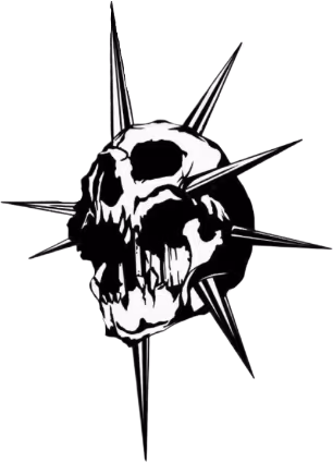 skeleton_spikedskull emote