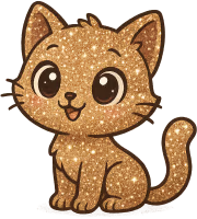 Sparkly_gold_cat emote