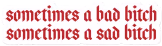 Sometimestext emote