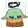 BabyYodaSad emote