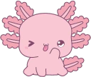 PinkAxolotl4 emote