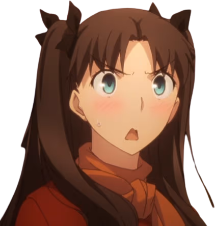 Embarrassed_tohsaka emote