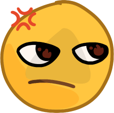 Annoyed static emote