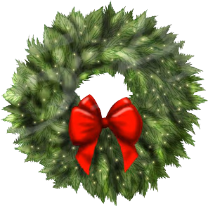 holidaywreath emoji