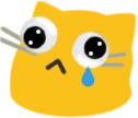 blobcatgooglysad emote