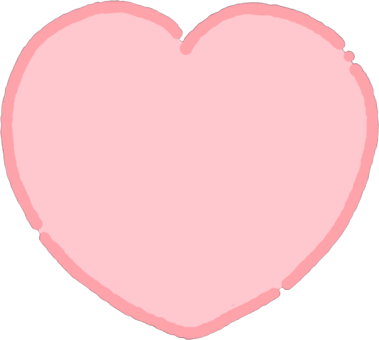 DoodleHeartPeach emote