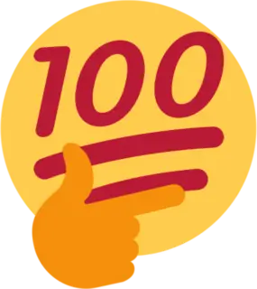 100Thinking sticker