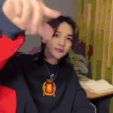 hyunjinLove animated emote