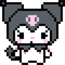 pixel_kuromi emote