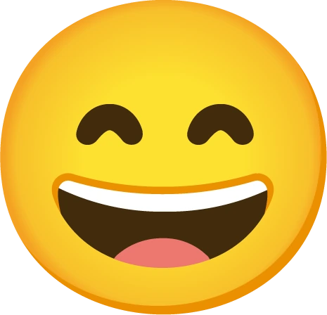 GrinningFacewithSmilingEyesEmoji emote