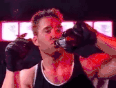 billyDrinkingBeer animated emote