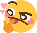 thinkblush emote
