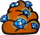 doordash_shit_diamonds emote