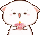 nyaBdaycake animated emote