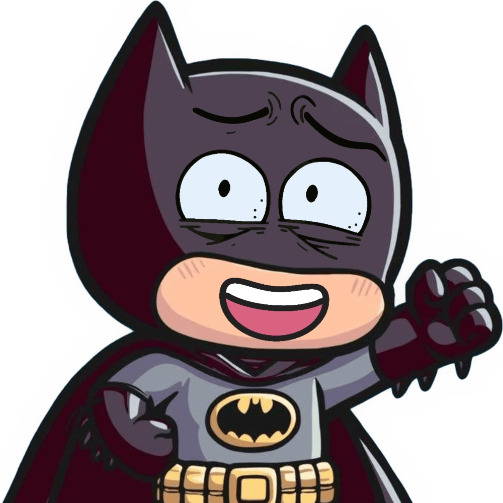 Batman_SmileAwkwardly emote