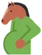 pregnant_horse emote
