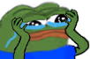 PepeCryHands emote