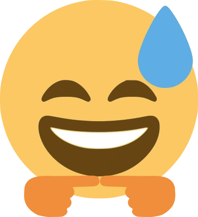 Embarrassed_laugh emoji