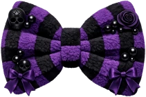Purplegothbow emote