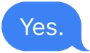 iMessageYes emote