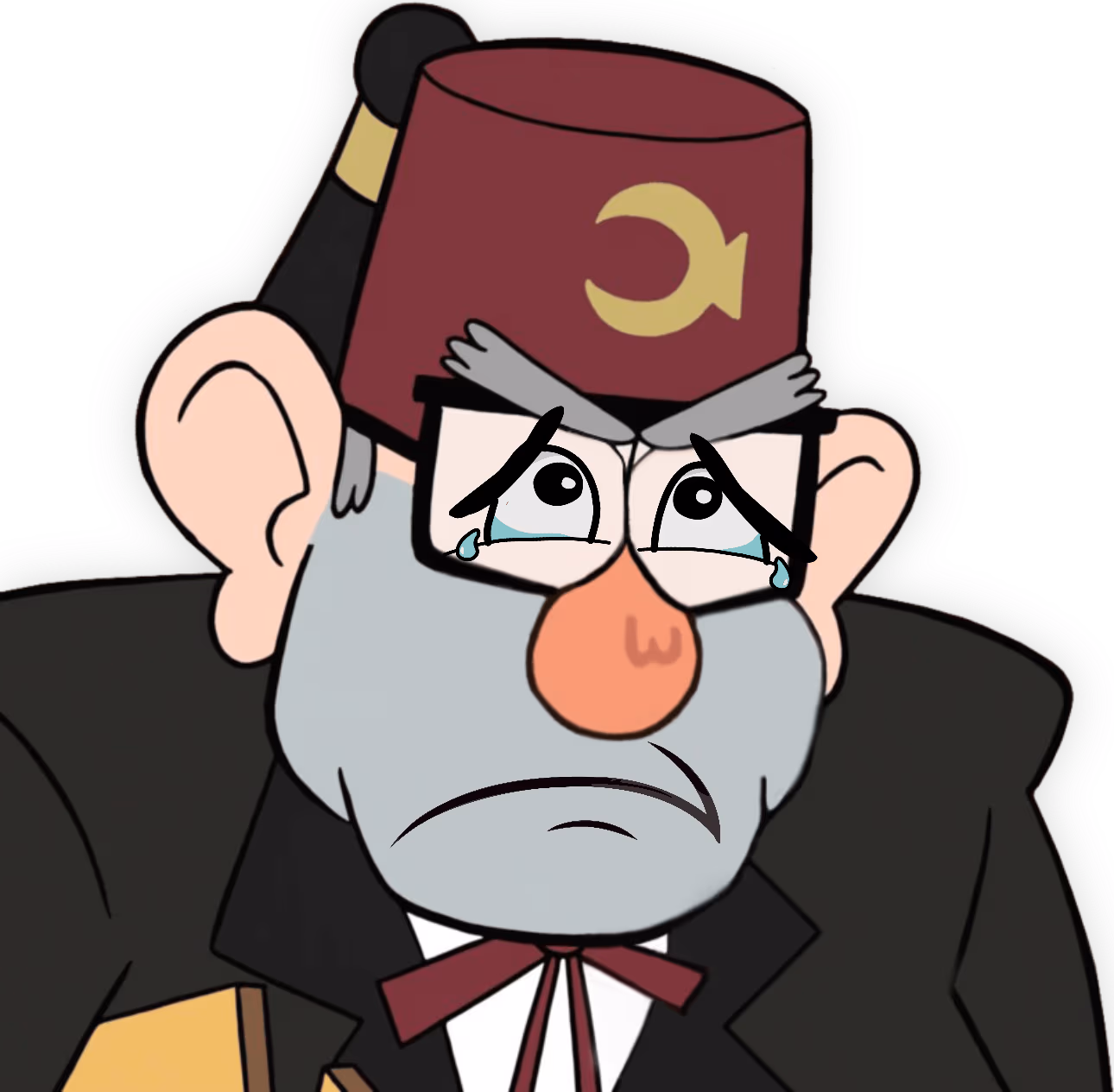 GrunkleStan_SadLookAbove emote