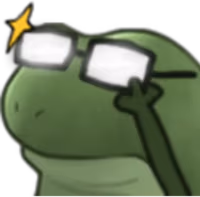 frog_weeb_glasses emote