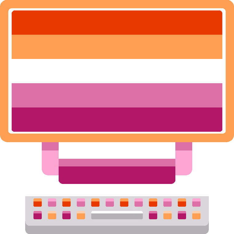 lesbianComputer emote