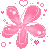 PinkDitsyFlower emote