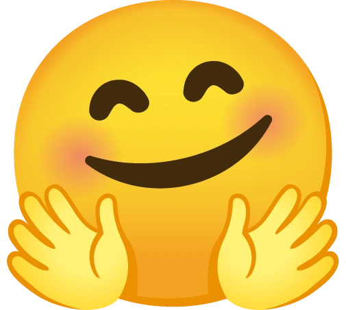 SmilingFacewithOpenHandsEmoji emote