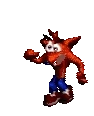 RetroCrashRUN emote