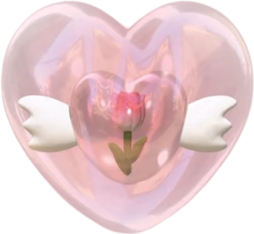 3D_pinkheart emote