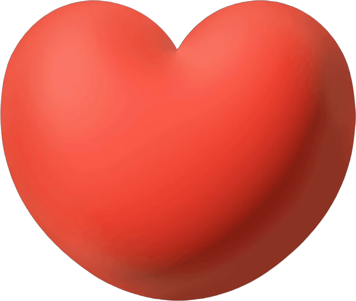 3DHeartRed emote