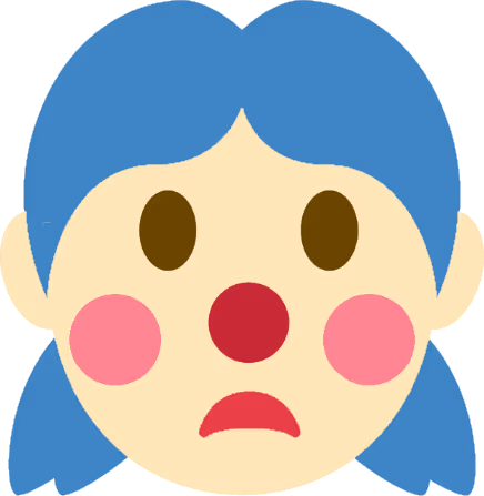 clown_girl_frown emote